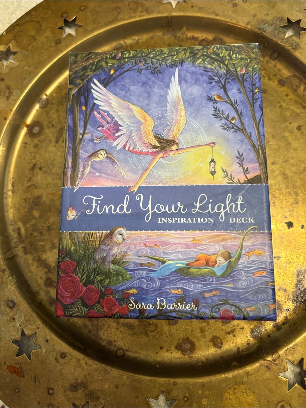 Find Your Light Inspiration Deck by Sara Brierley - Blue Art Card Deck